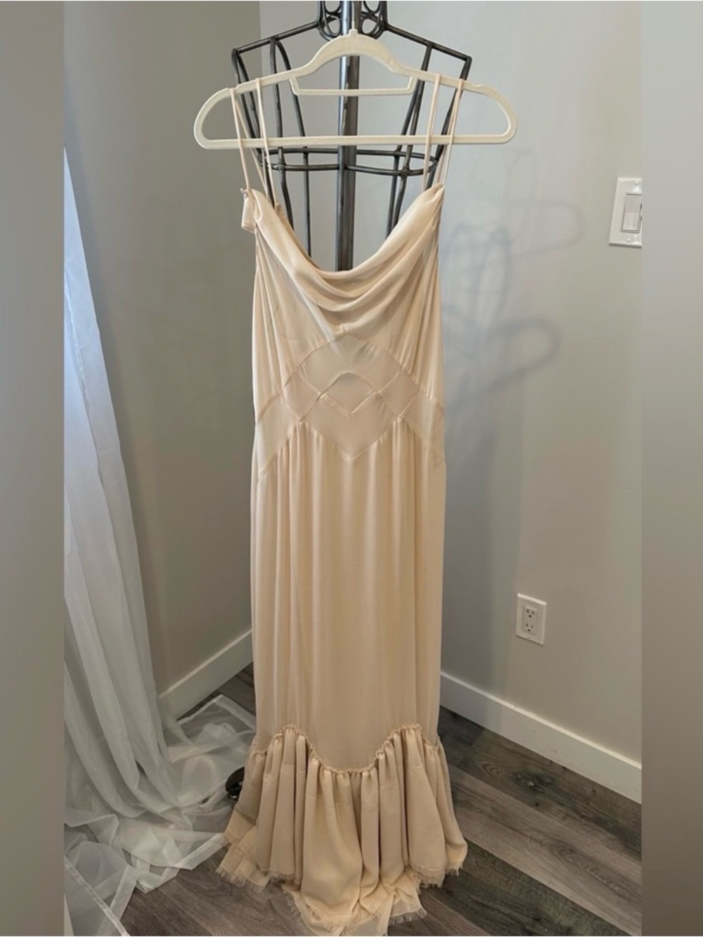 Revolve Amata Gown in Ivory - Slender Mermaid Maxi - Picture 2 of 5